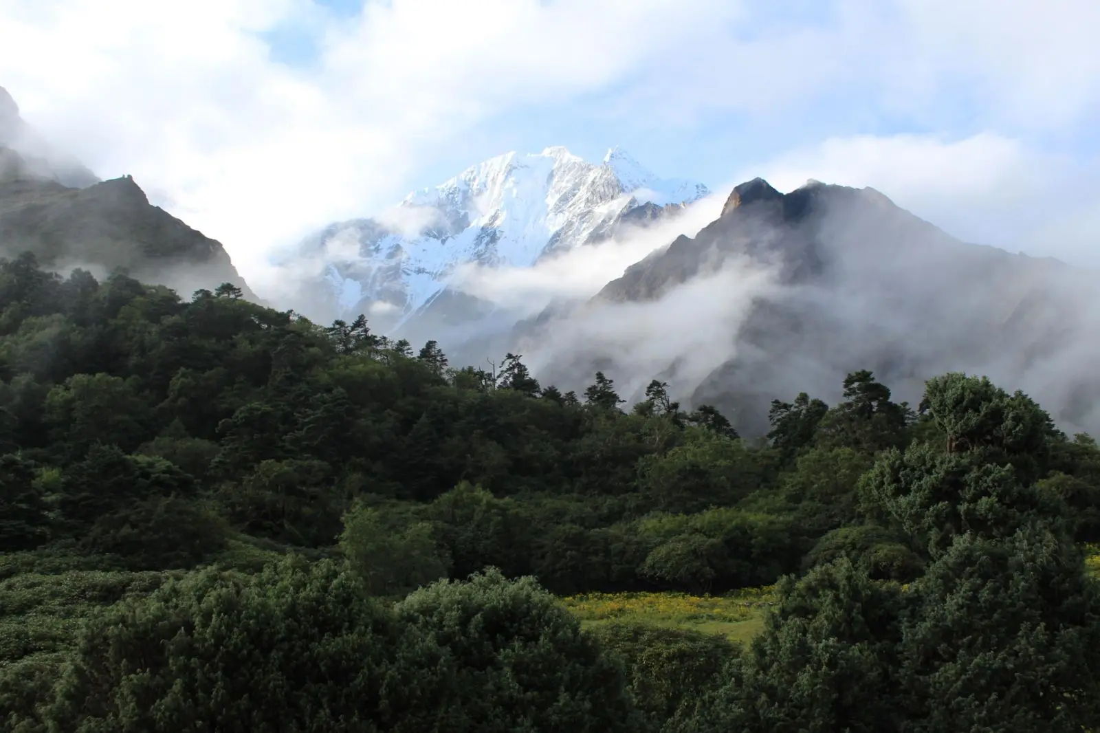 Image of the View from Himalayan Tyangboche